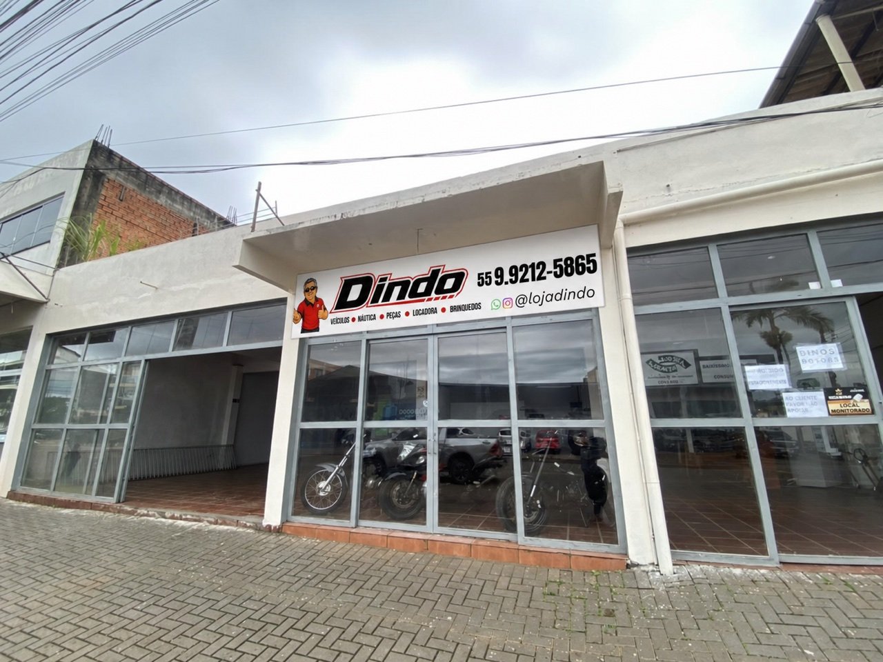 Fachada da Loja do Dindo em Ijuí